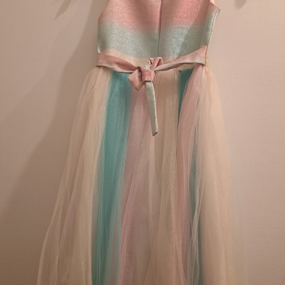 BONNIE JEAN GIRL RAINBOW DRESS SIZE 6X - Picture 2 of 7